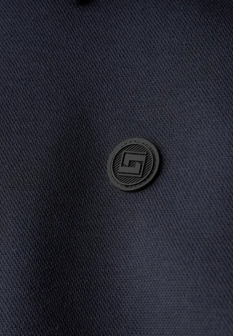 Bluza piqué dark ink blue