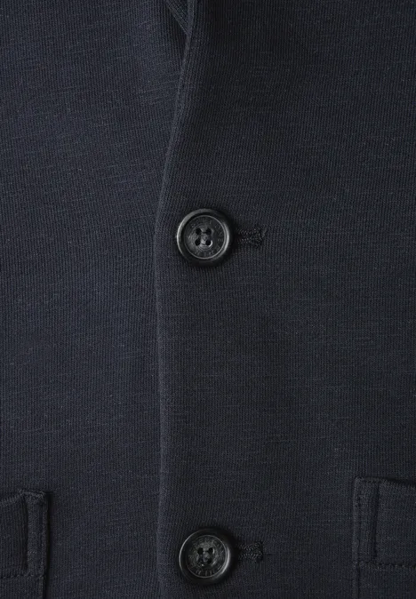 Terry Slub Sakko dark ink blue Terry Slub Sakko dark ink blue