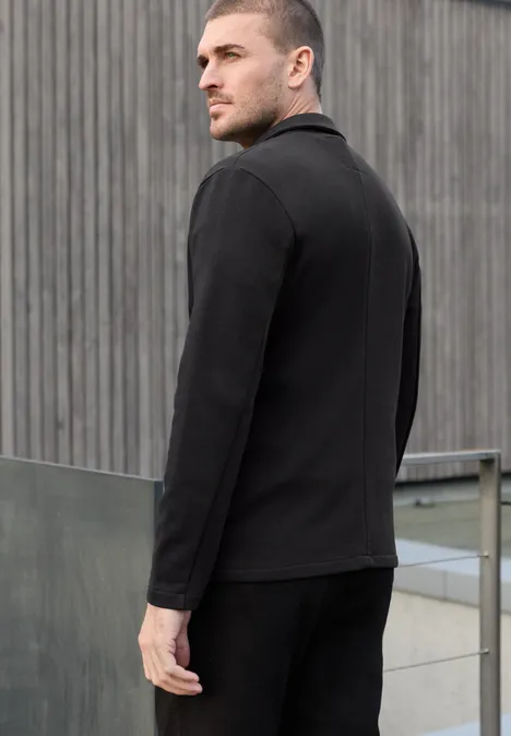 Terry Slub Sakko basic black Terry Slub Sakko basic black