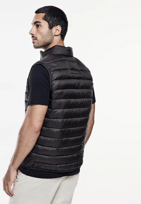 Lichte, donzen bodywarmer limousine black