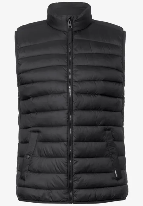 Lichte, donzen bodywarmer limousine black