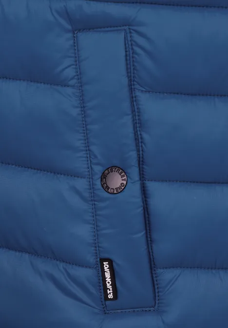 Lichte, donzen bodywarmer kite blue
