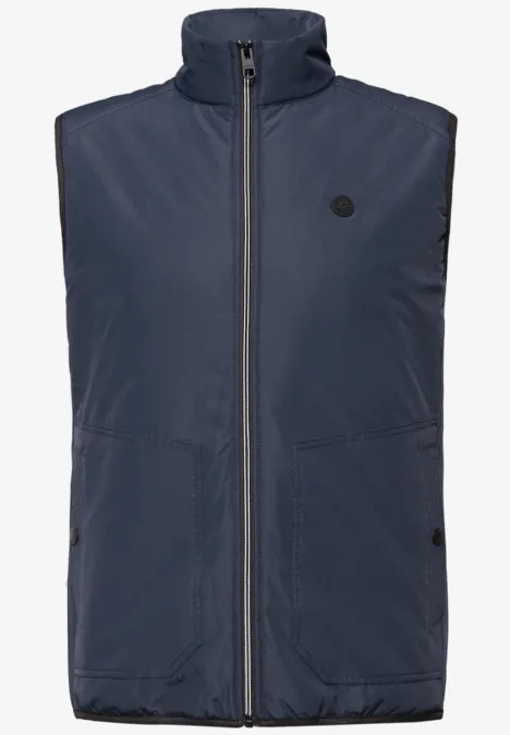 Strukturmix Weste summer night blue Strukturmix Weste summer night blue