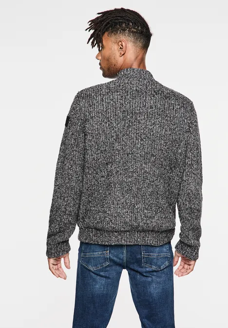 Cardigan avec doublure en peluche anthra grey melange