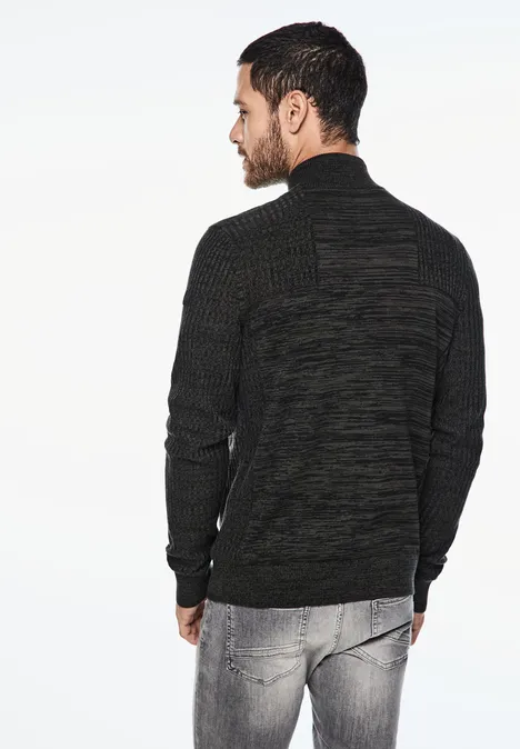 Strukturjacke Black