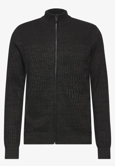 Strukturjacke Black
