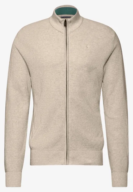 Strukturjacke granite beige
