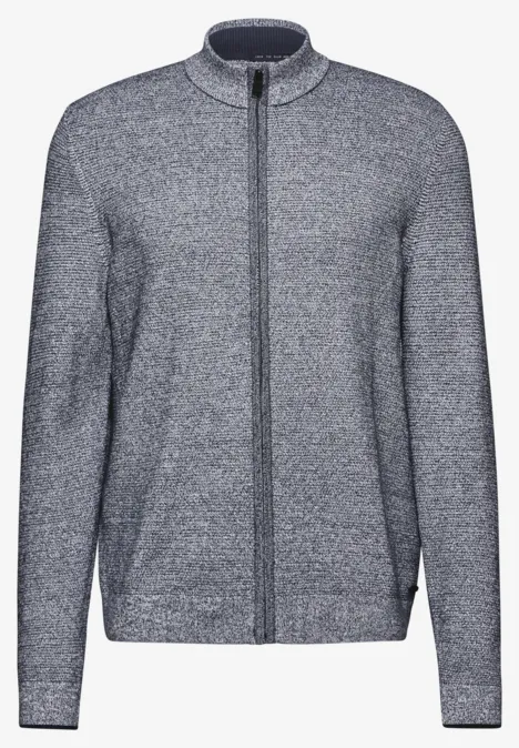 Two-Tone Strukturjacke bold blue