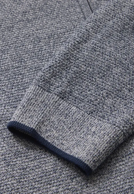 Two-Tone Strukturjacke bold blue
