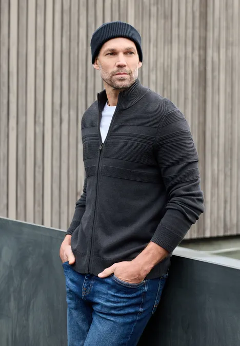 Veste en tricot à rayures nocturnal blue