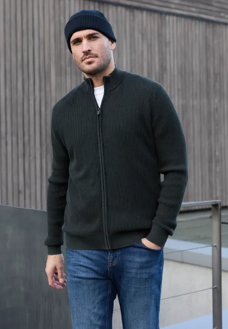 Washed-Look Jacke dark ink blue