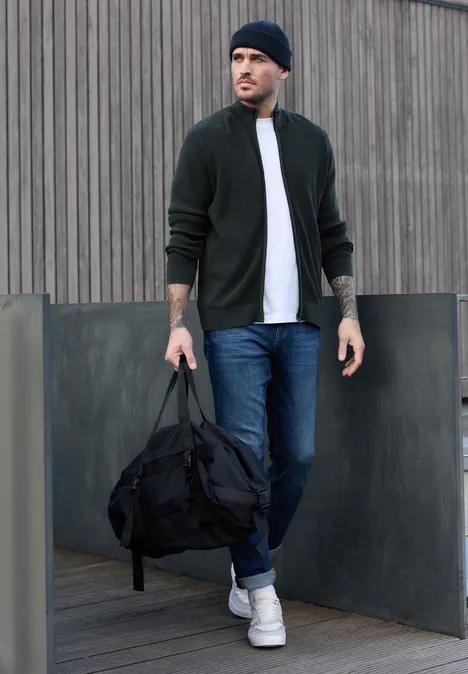 Washed-Look Jacke dark ink blue