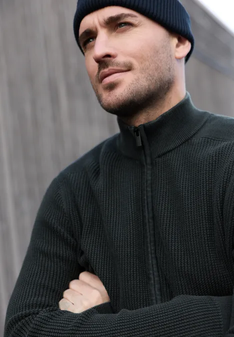 Washed-Look Jacke dark ink blue