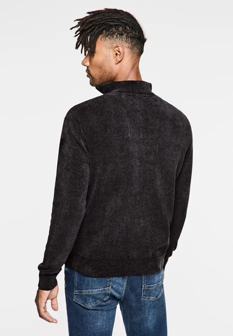 Softer Baumwoll Troyer Black