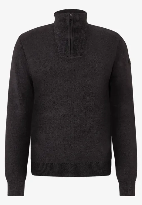 Softer Baumwoll Troyer Black