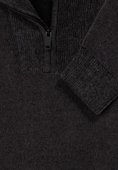 Softer Baumwoll Troyer Black