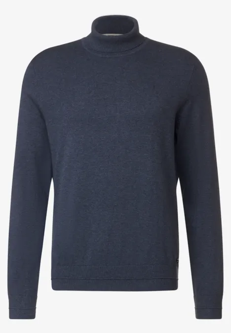 Pullover mit Rollkragen dusty nordic blue
