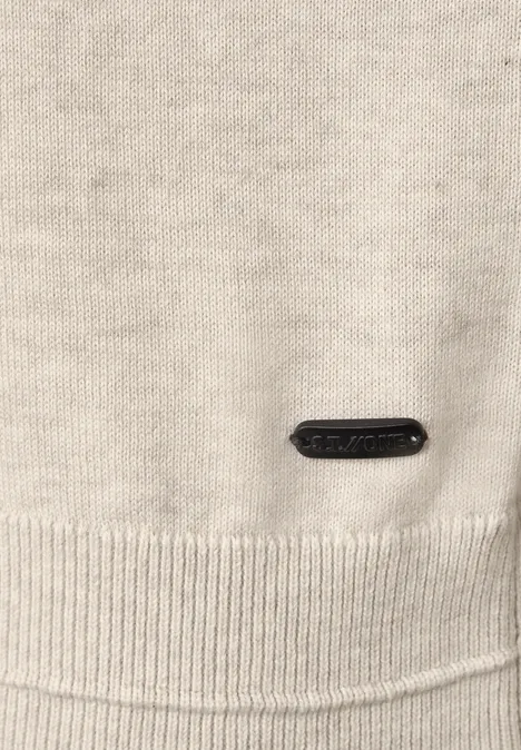 Pullover mit Rollkragen wool white