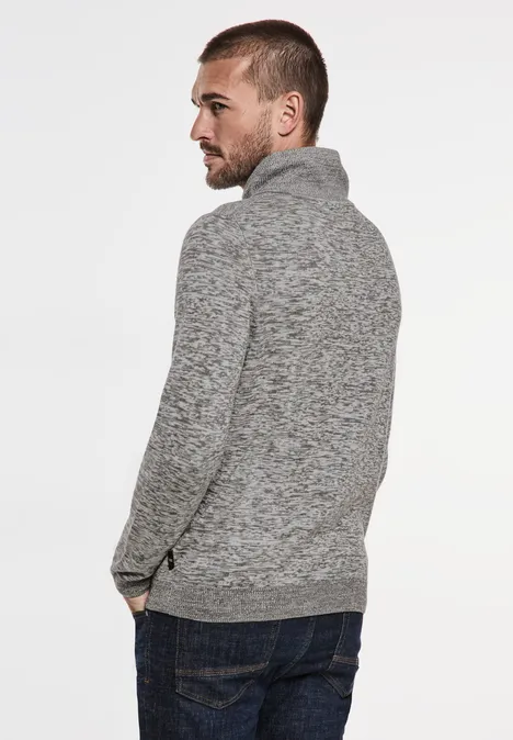 Mouliné Pullover stone grey melange