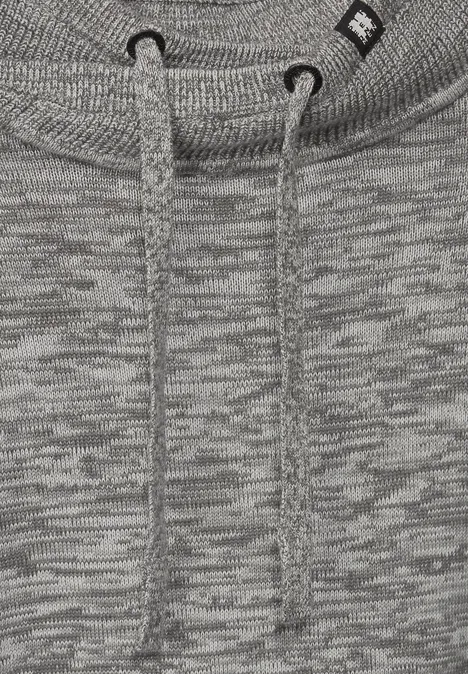 Mouliné Pullover stone grey melange