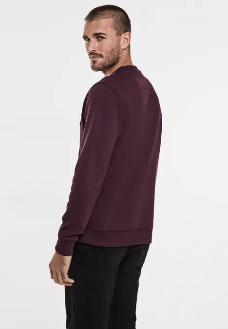 Sweatshirt mit Wording ink red