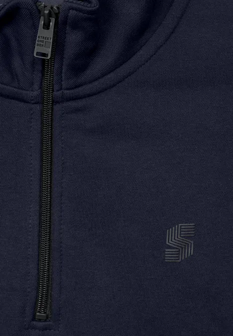 Troyer Sweatshirt eclipse blue