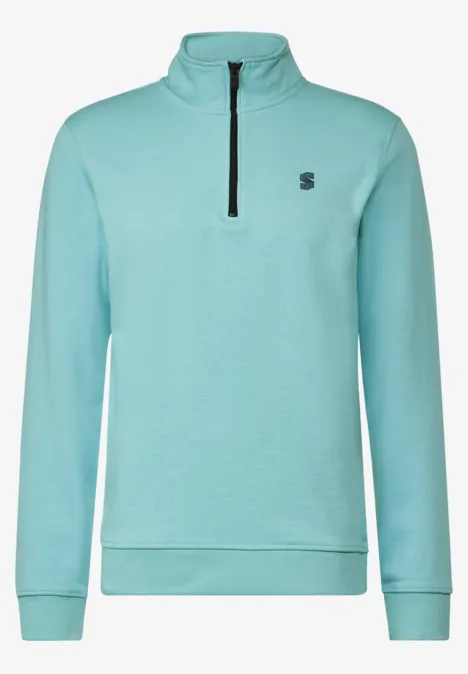 Troyer Sweatshirt aurora turquoise