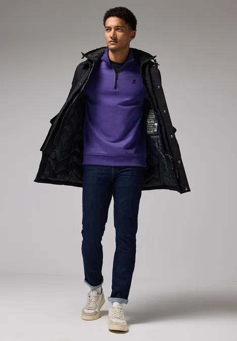 Troyer sweatshirt ultra violet