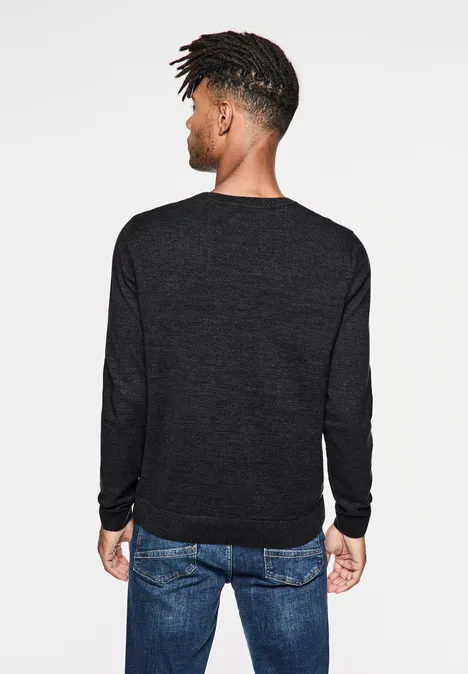 Feinstrickpullover anthra grey melange Feinstrickpullover anthra grey melange
