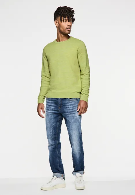 Feinstrickpullover light lime green