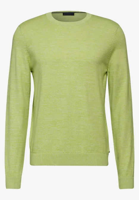 Feinstrickpullover light lime green
