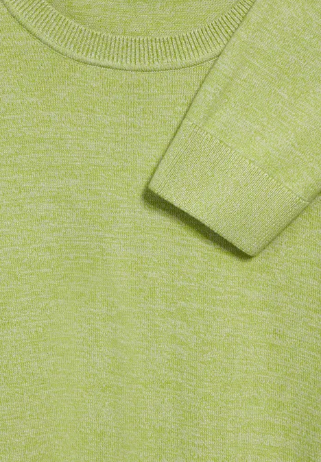 Feinstrickpullover light lime green
