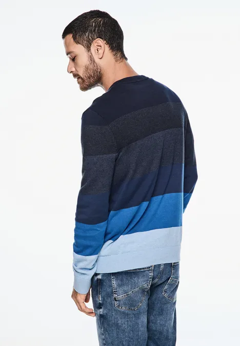 Feinstrickpullover arctic blue