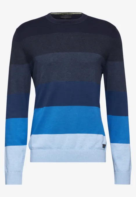 Feinstrickpullover arctic blue