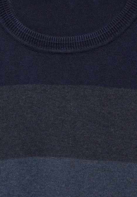 Feinstrickpullover arctic blue
