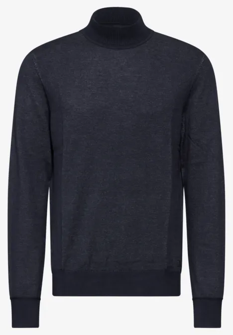 Pullover in Two Tone Optik nightfall blue