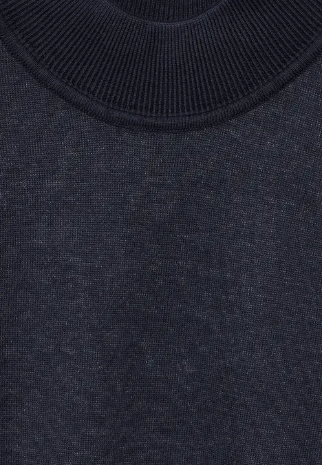 Pullover in Two Tone Optik nightfall blue