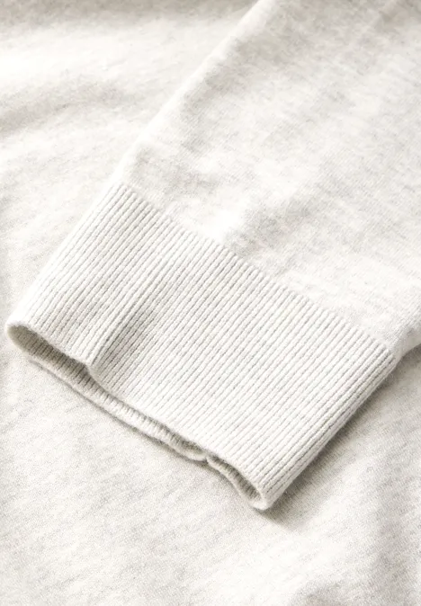 Softes Poloshirt frost grey melange