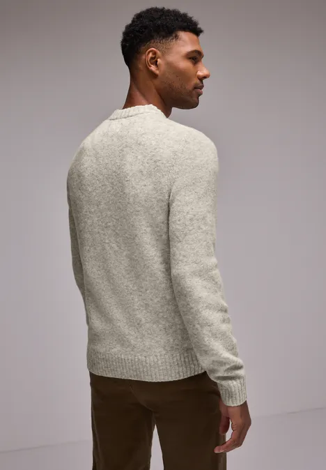 Softer Strickpullover soft sand melange