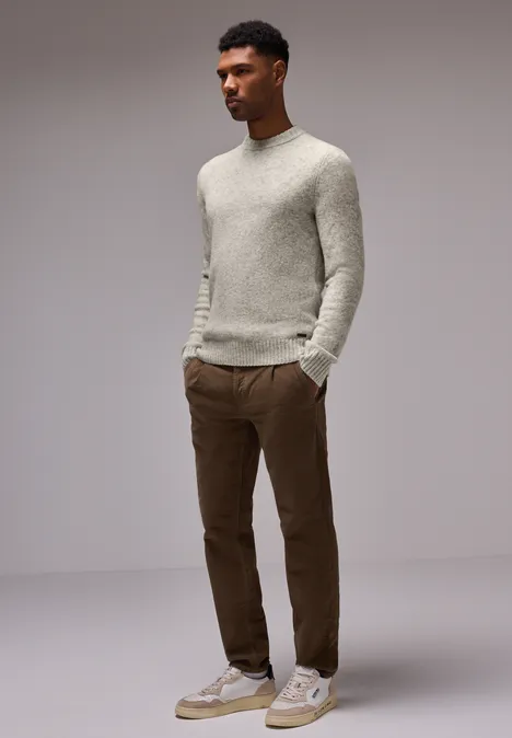 Softer Strickpullover soft sand melange