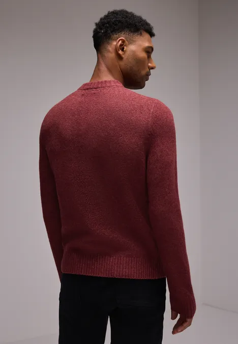 Gebreide trui real red melange