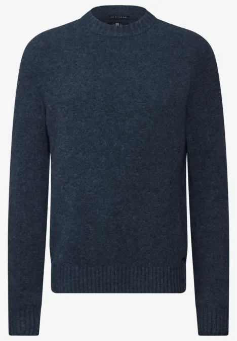 Gebreide trui dark blue melange Gebreide trui dark blue melange
