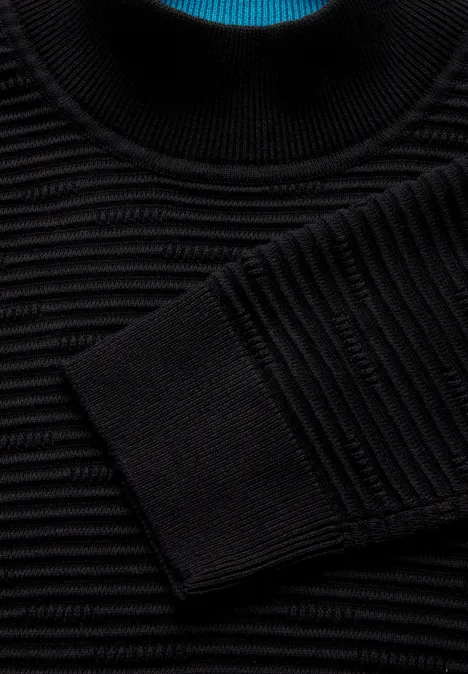 Pull structuré Black