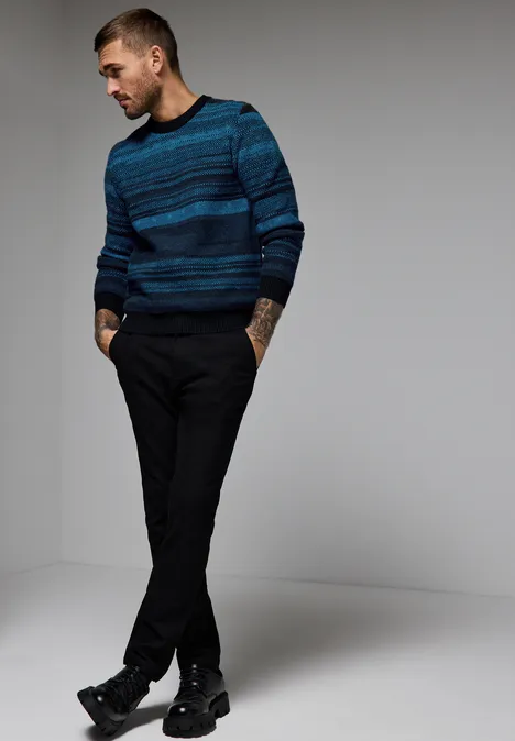Jaquard Pullover Black