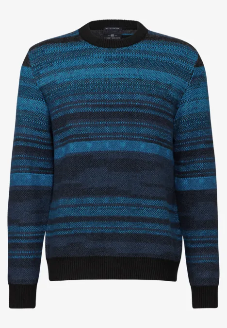 Jaquard Pullover Black