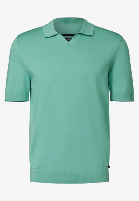 Jersey poloshirt mint green