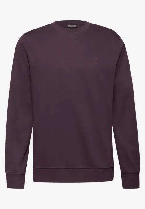 Sweater met ronde hals bordeaux red