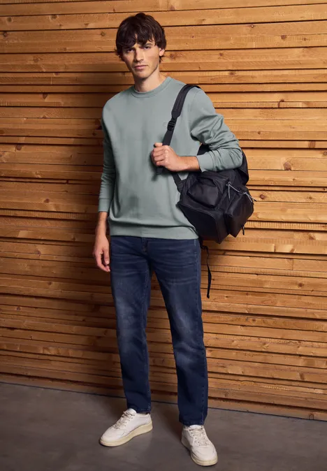 Crewneck Sweatshirt silver green