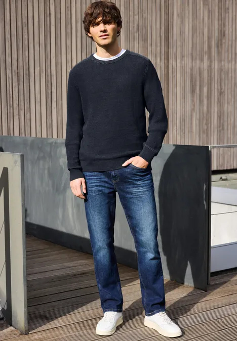 Sweter dwukolorowy null