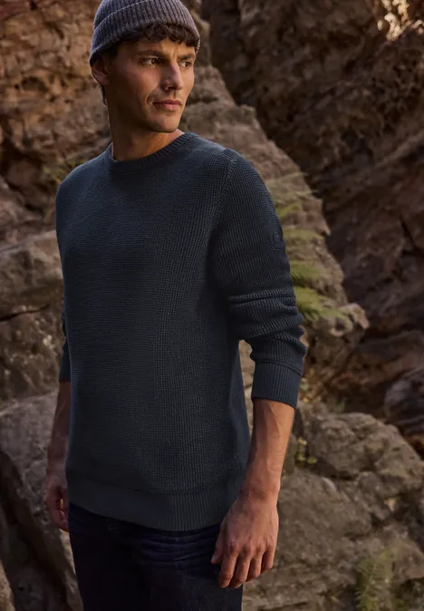 Sweter dwukolorowy null